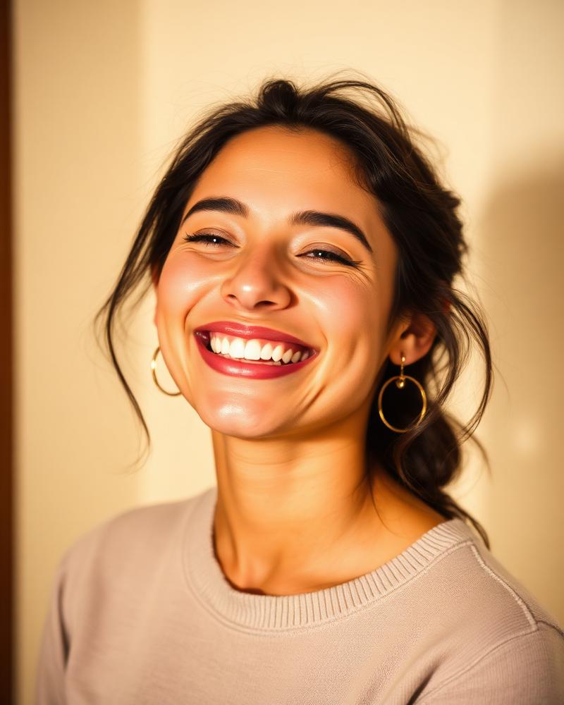 Woman finding confidence and self-worth
