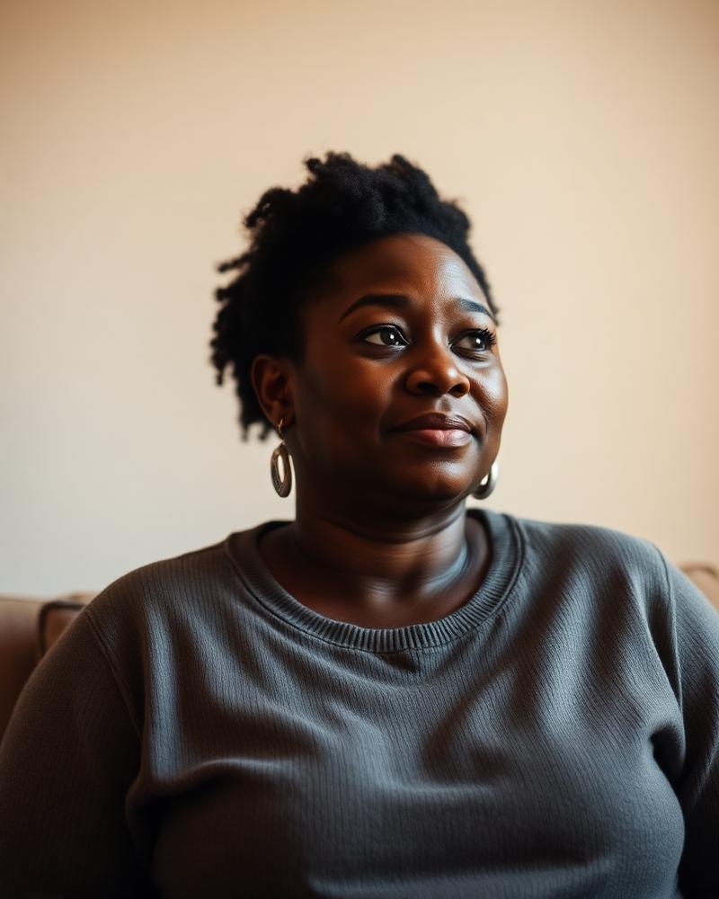 Woman experiencing personal growth and healing
